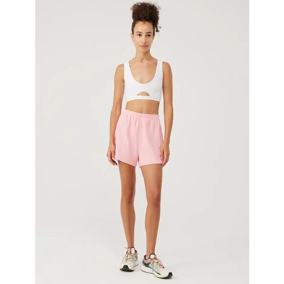 OUTDOOR VOICES Women's Rugby 3" Short Small Dark Blue Athletic Waist NWT - Picture 3 of 10